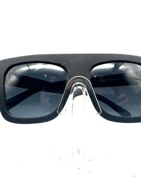 Quay Australia Cafe Racer Sunglasses Matte Black Oversized Square Shield 125